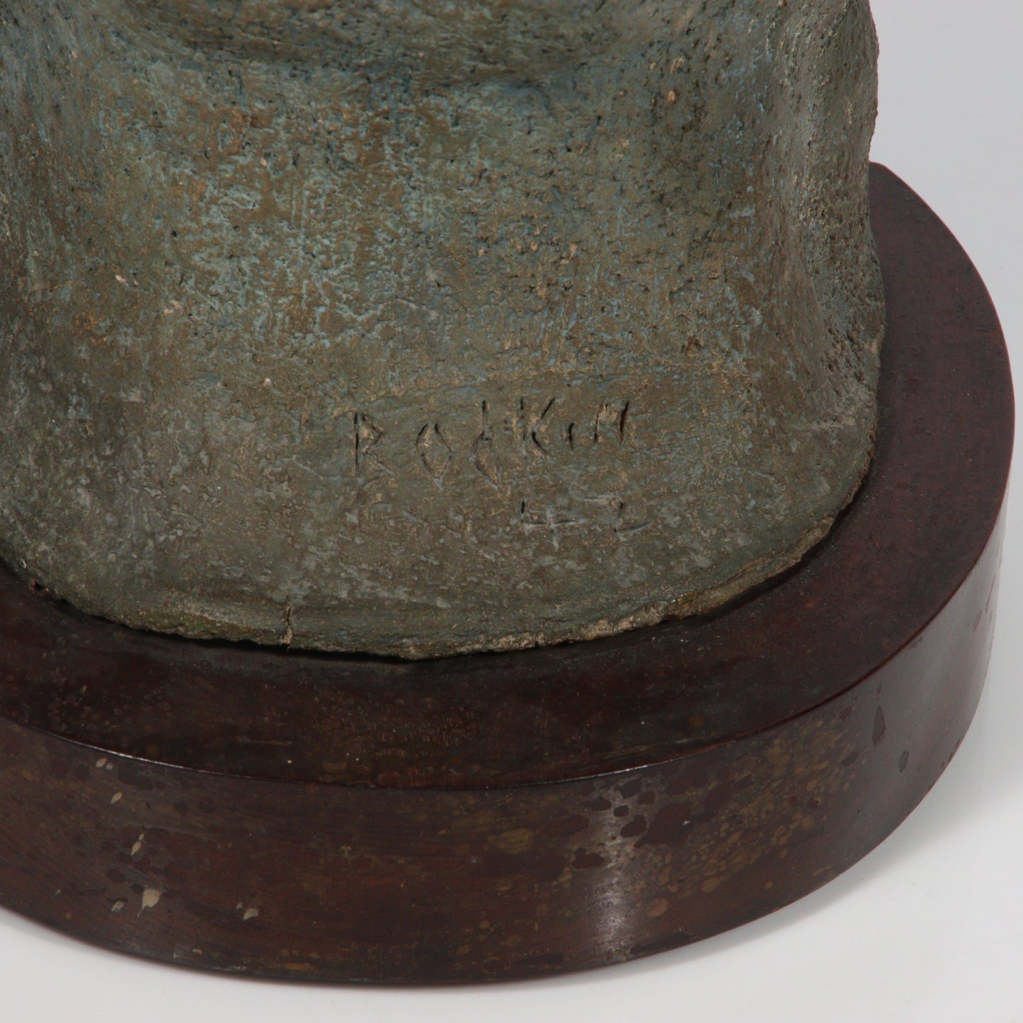 Sally Grosz Bodkin, New York/Hungary (1900-1974), Fishmonger, 1942, ceramic, 16"H x 9"W x 8"H
