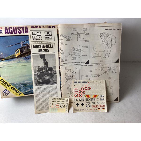 Scale Craft Agusta-Bell AB.205 Iroquois - 1/48 Scale Helicopter Model Kit