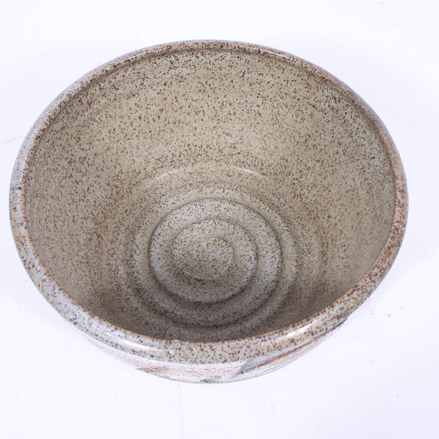 Jan Jones, American (20th century), LARGE 13.5 inch studio pottery bowl, 1956, stoneware, 6 1/4"H x 13 1/2"Diam.