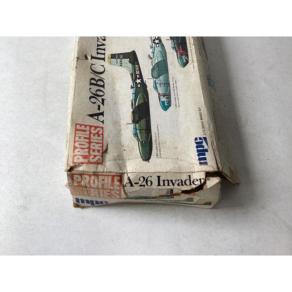 MPC Profile Series A-26B/C Invader - 1/72 Scale Model Kit, Vintage, Decals Included