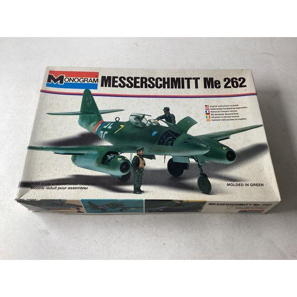 Monogram Messerschmitt Me 262, Unassembled Model Kit, Molded in Green