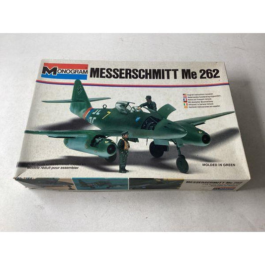 Monogram Messerschmitt Me 262, Unassembled Model Kit, Molded in Green