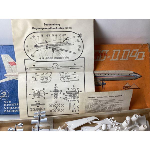 VEB Kunststoff-Verarbeitung Zschopau TU 114, Vintage Model Kit - Aeroflot