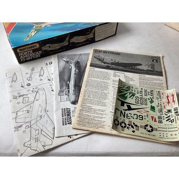 Matchbox North American FJ-4B Fury - 1:48 Scale, Model Kit