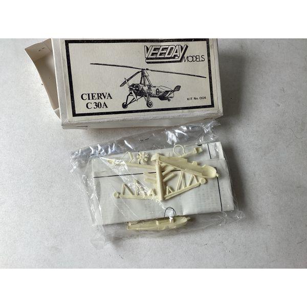 Veeday Models Cierva C30A, Kit No. 006 - Vintage Model Kit, Aircraft Model
