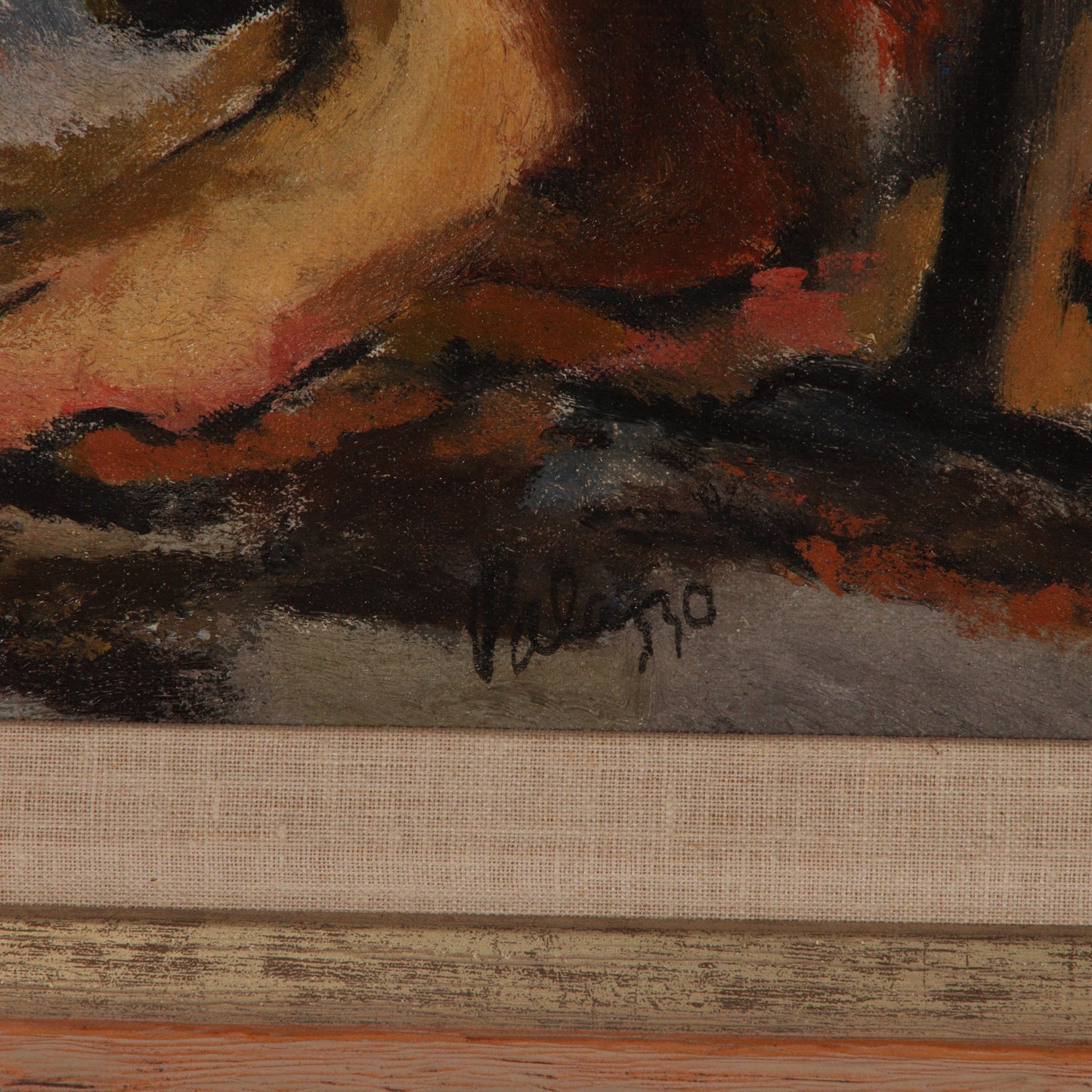 Anthony Palazzo, American (20th century), Young Woman #1, 1930s, oil on canvas, 23 1/2"H x 18"W (sight), 30"H x 25"W (frame)