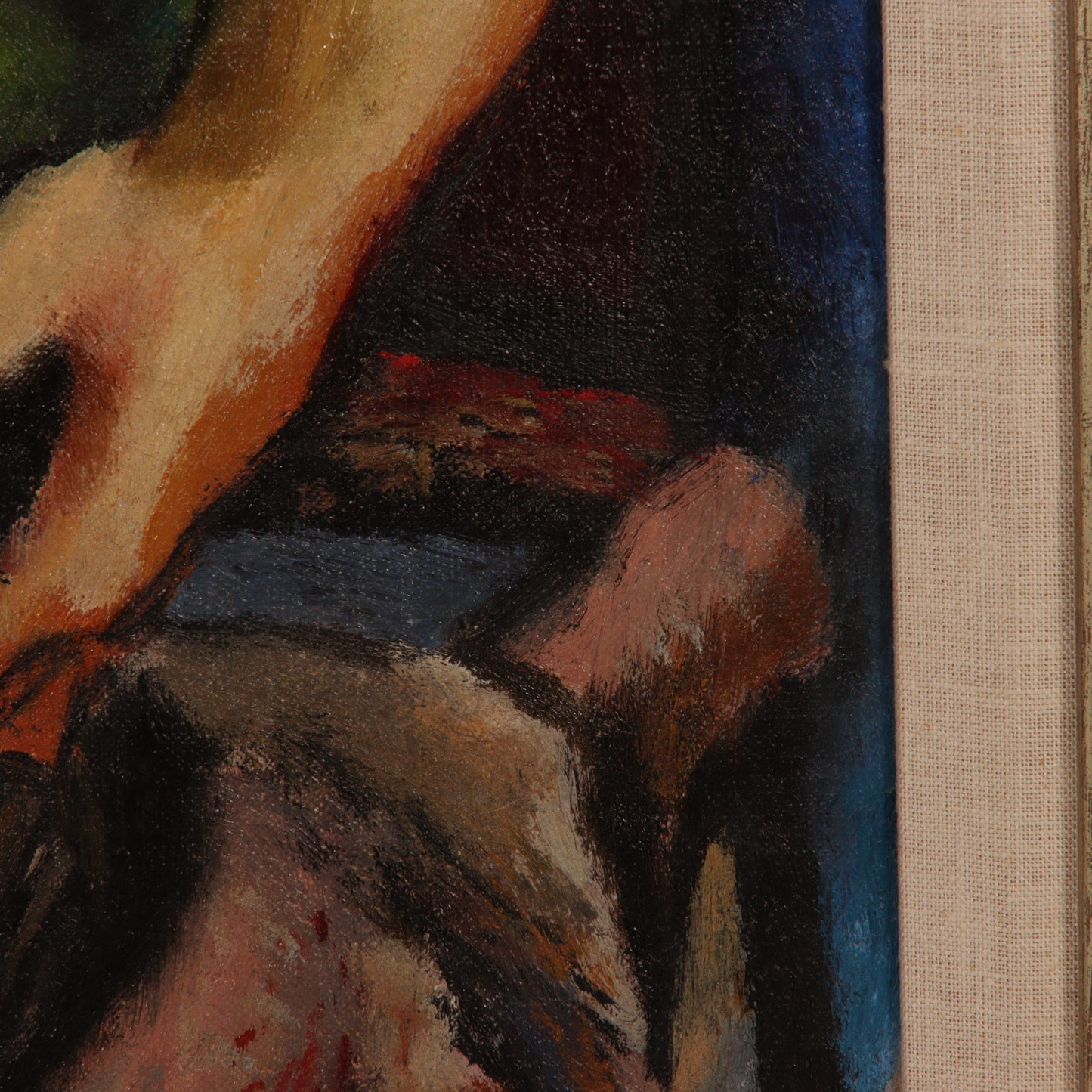 Anthony Palazzo, American (20th century), Young Woman #1, 1930s, oil on canvas, 23 1/2"H x 18"W (sight), 30"H x 25"W (frame)