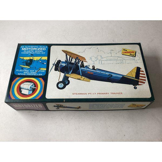 Lindberg Stearman PT-17 Primary Trainer - Motorized, Scale Model Kit