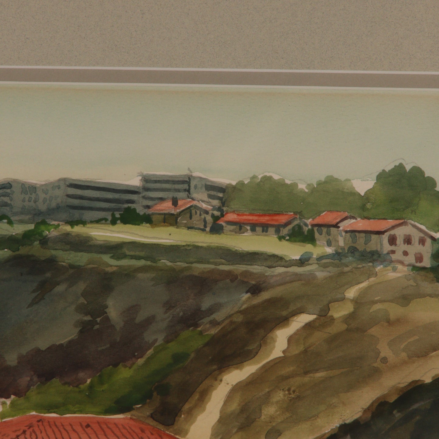 Lawrence Edwin Blazey, Ohio (1902-1999), Coast at Palos Verdes Peninsula California, watercolor on illustration board, 14"H x 18 1/2"W (sight), 22"H x 29"W (frame)