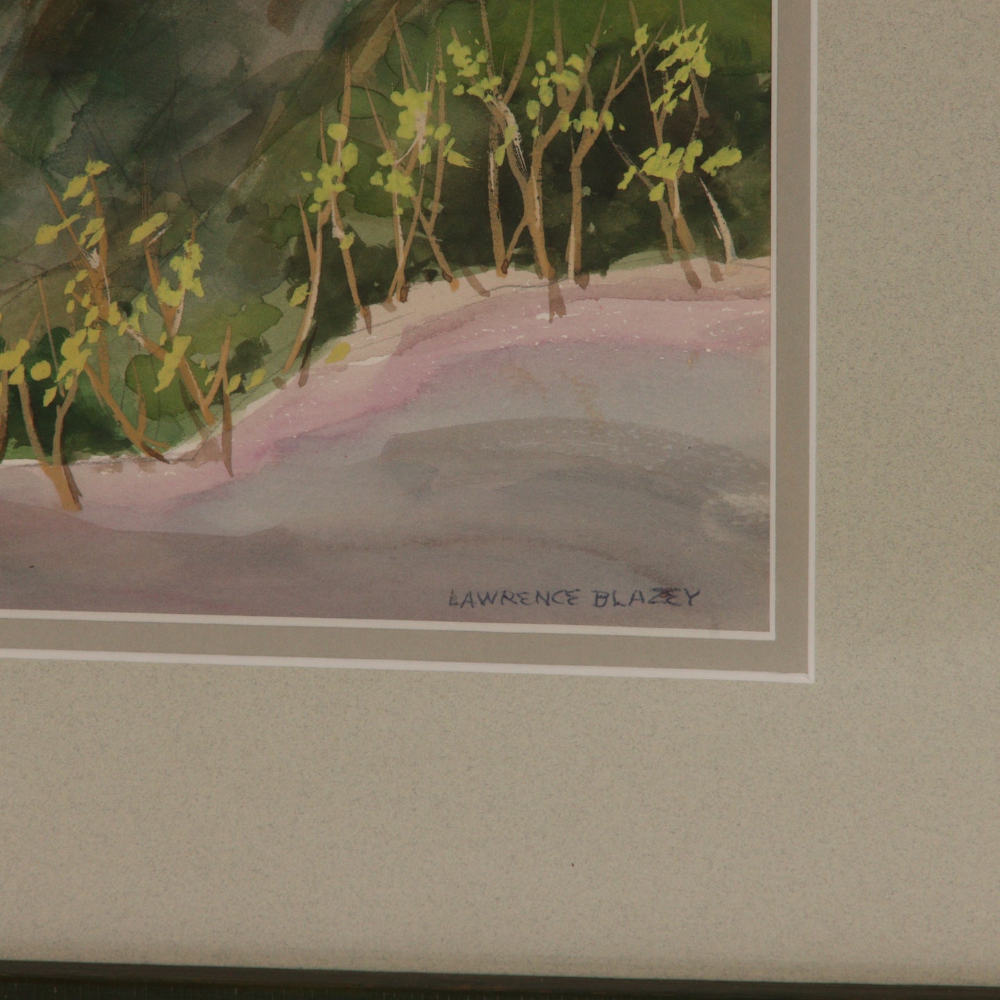 Lawrence Edwin Blazey, Ohio (1902-1999), Coast at Palos Verdes Peninsula California, watercolor on illustration board, 14"H x 18 1/2"W (sight), 22"H x 29"W (frame)