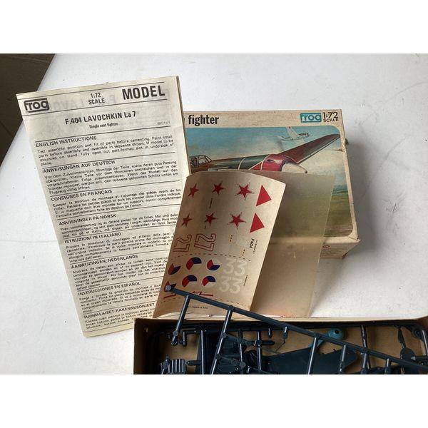 FROG Lavochkin La 7 Model - 1:72 Scale, Vintage Fighter Kit