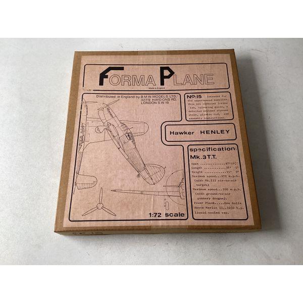 Formaplane Hawker Henley MK. III, 1:72 Scale Model Kit, Vintage Airplane Model