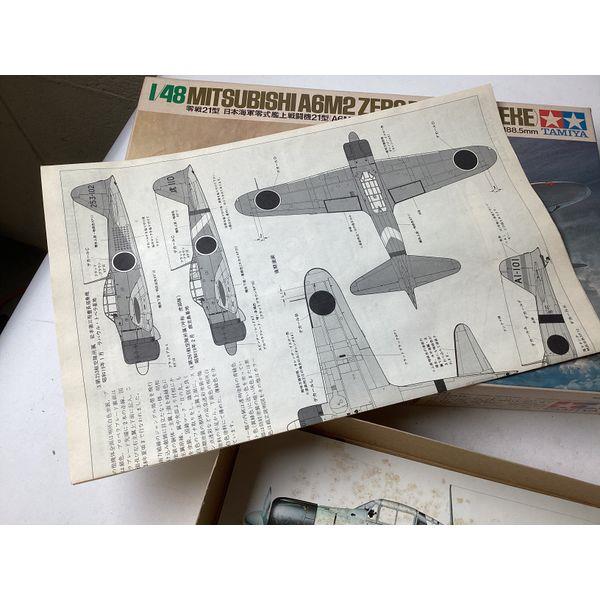 Tamiya Zero Fighter ZEKE A6M2 - 1/48 Scale, Assembly Kit