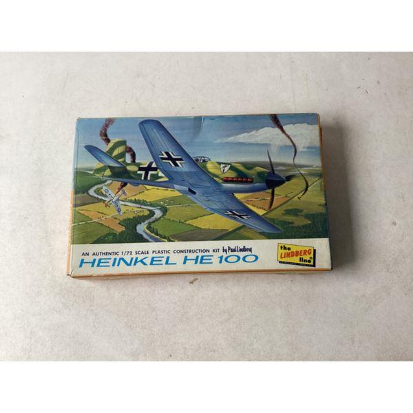 Lindberg Heinkel He 100 - 1/72 Scale Plastic Construction Kit