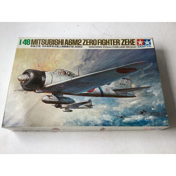 Tamiya Mitsubishi A6M2 Zero Fighter Zeke - 1/48 Scale, Model Kit