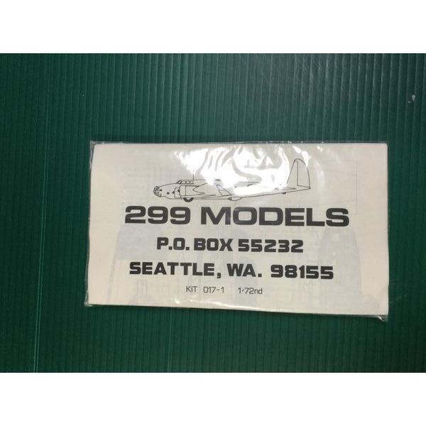 299 Models, Aircraft Model Kit, 1/72 Scale