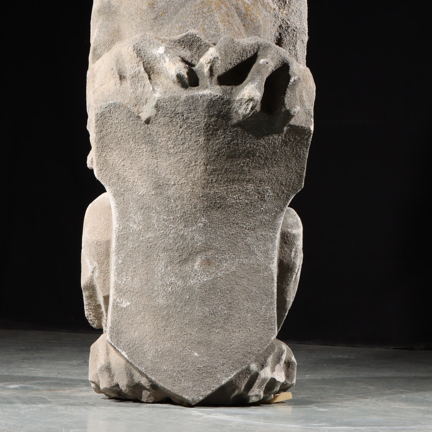 Heraldic Eagle/Falcon Guardian; full body gargoyle/grotesque beast with shield: 1920s Harlem, New York, Gothic Style