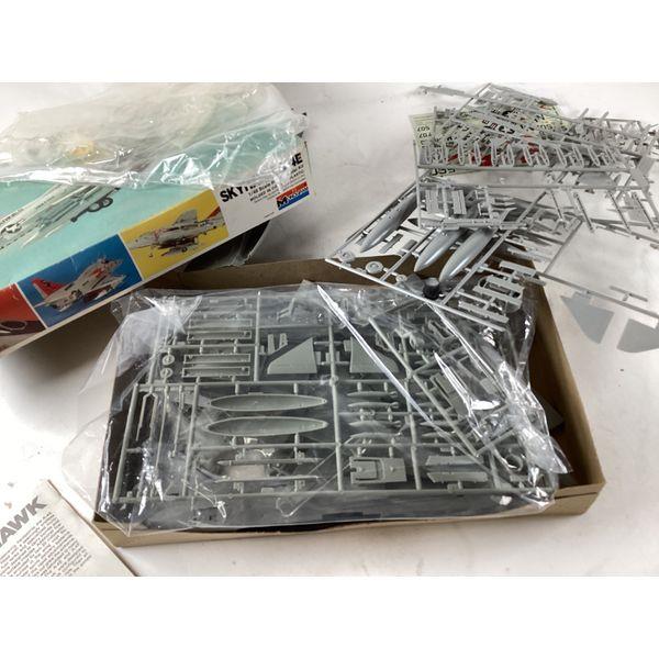 Monogram Skyhawk A-4E - 1/48 Scale, Unassembled Model Kit, Molded in Color