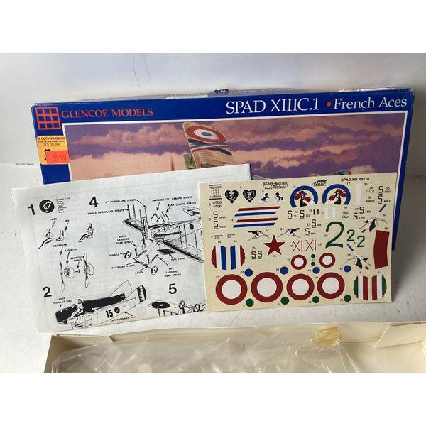 Glencoe Models SPAD XIII C.1 - French Aces - Model Kit
