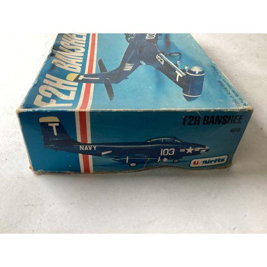 U-Airfix F2H Banshee - 1/72 Scale Model Kit, Vintage Collector's Item, 4018