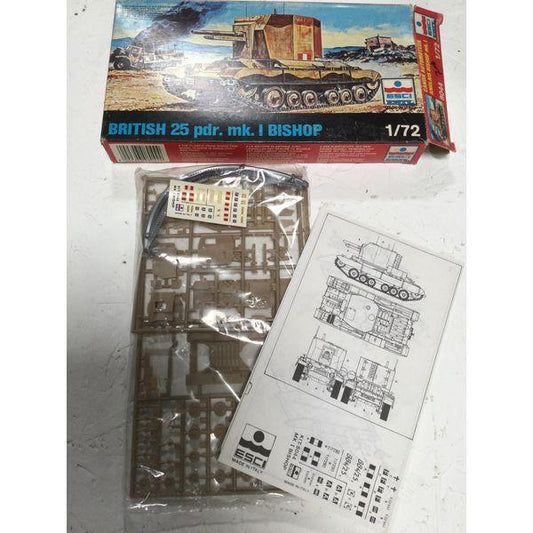 ESCI British 25 pdr. mk. I BISHOP, 1/72 Scale, Model Kit
