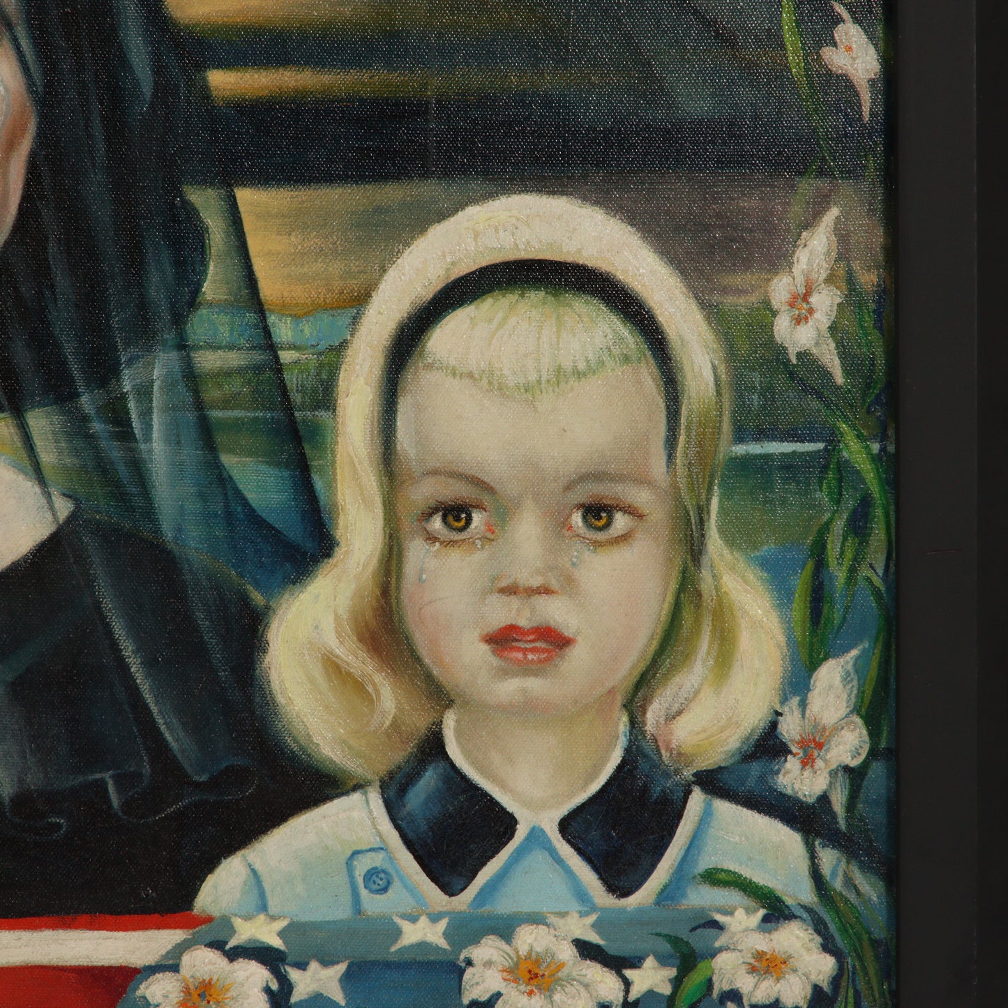 Paul Muller, New York / Russian Federation (1895-1970), The Kennedys, 1963, oil on canvas, 32"H x 25"W