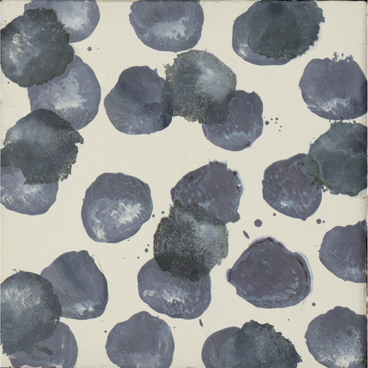 Jacqueline Humphries, New York (b.1960), Untitled, 1988, oil on linen, 12"H x 12"W(stretcher), 13 3/4"H x 13 3/4"W(frame)