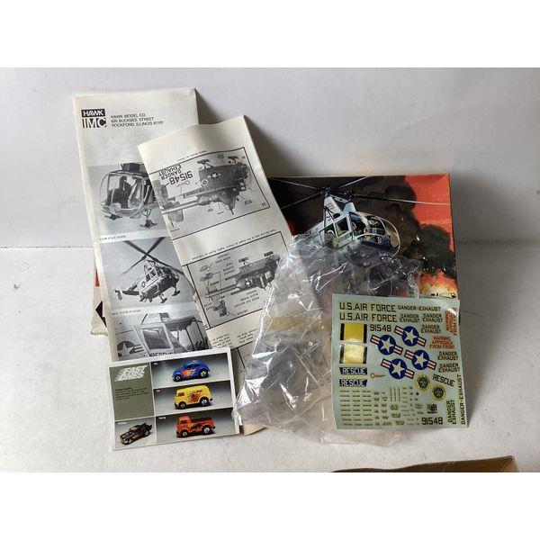 Hawk H-43B Huskie Helicopter - 1/48 Scale Model Kit