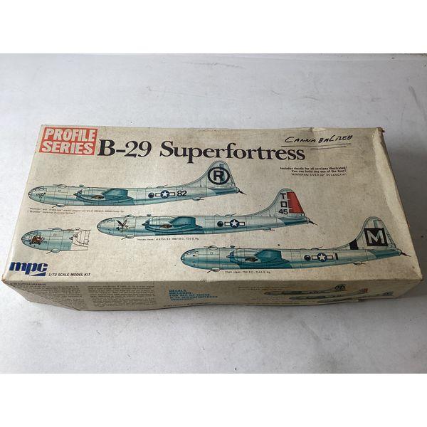 MPC B-29 Superfortress, 1/72 Scale, Profile Series, Vintage Model Kit