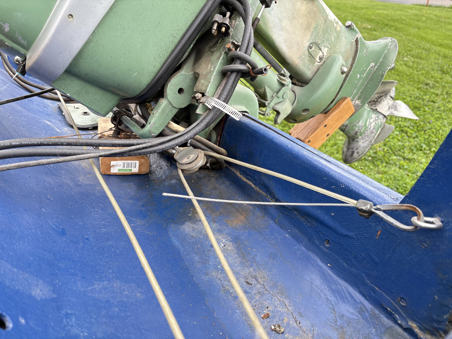 1956 Thompson Classic Wooden Boat & Accompanying Trailer