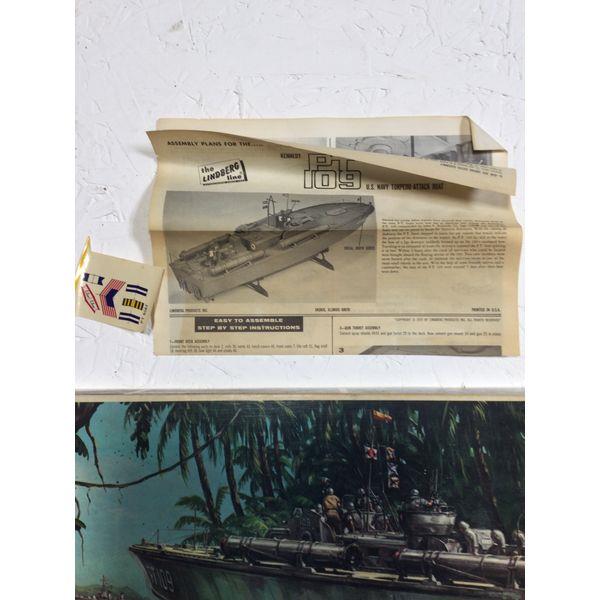 Lindberg PT 109 Kennedy Torpedo Attack Boat - Plastic Model Construction Kit