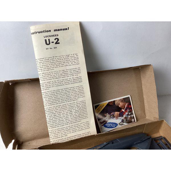 Lockheed U-2 Model Kit, Unassembled, Decals Included