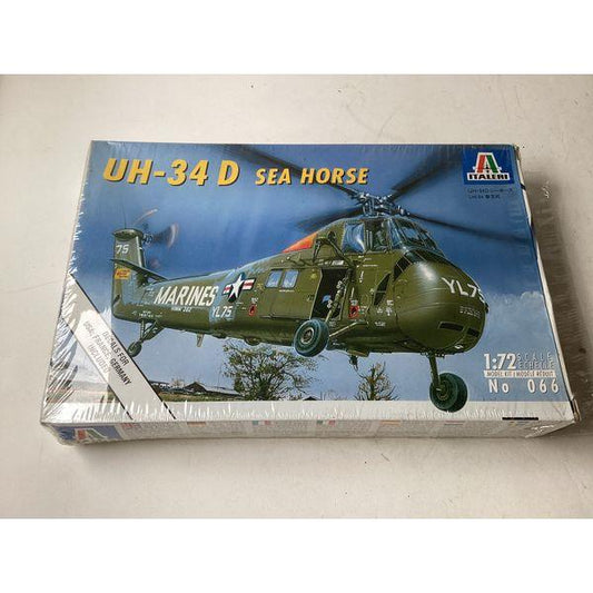 Italeri UH-34 D Sea Horse, 1/72 Scale, Model Kit, Decals Included
