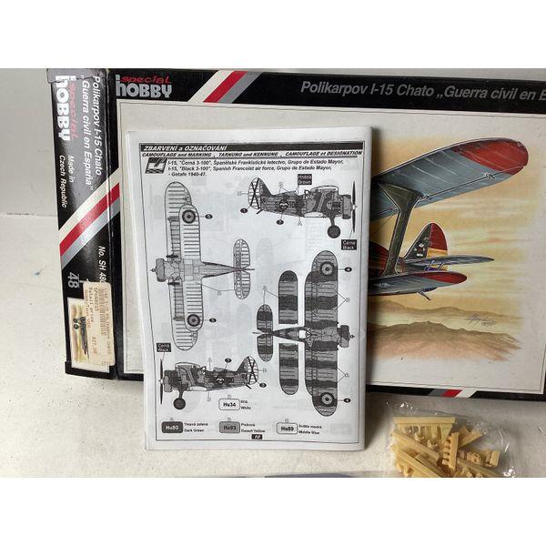 Special Hobby Polikarpov I-15 Chato, Guerra civil en Espa?ña, 1/48 Scale