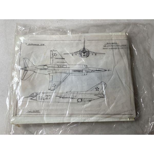 JD Models Yak-36MP Forger A - 1979 Vacuform Kit - Rare, Unbuilt