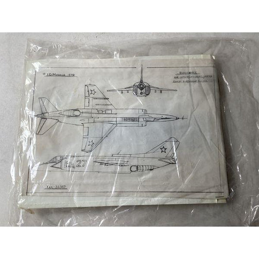 JD Models Yak-36MP Forger A - 1979 Vacuform Kit - Rare, Unbuilt