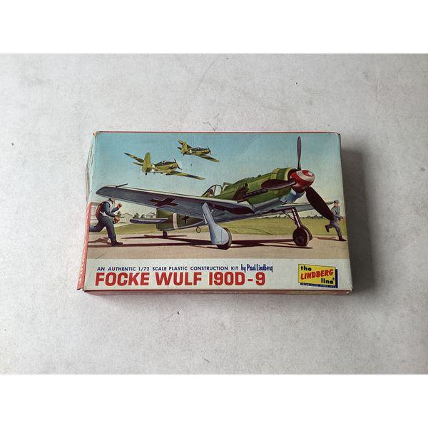 Lindberg Focke Wulf 190D-9 - 1/72 Scale, Plastic Construction Kit