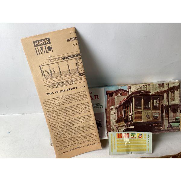 Hawk - San Francisco Cable Car Model Kit - Unassembled