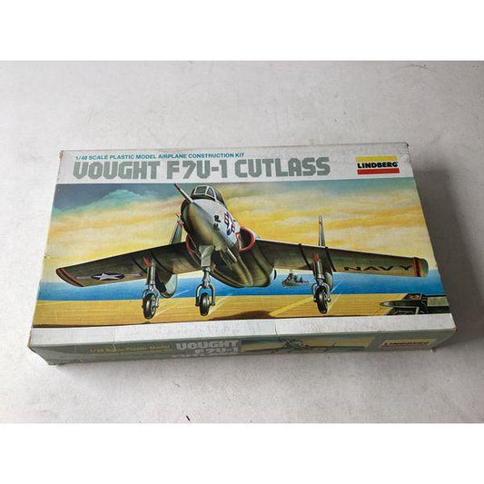 Lindberg Vought F7U-1 Cutlass - 1/48 Scale, Plastic Model Airplane Construction Kit