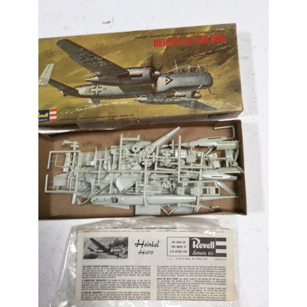 Revell Heinkel He 219 Uhu Model Kit - Vintage, WWII German Night Fighter, Assembly