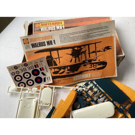Matchbox Walrus MK1 - Model Kit, Vintage, Airplane