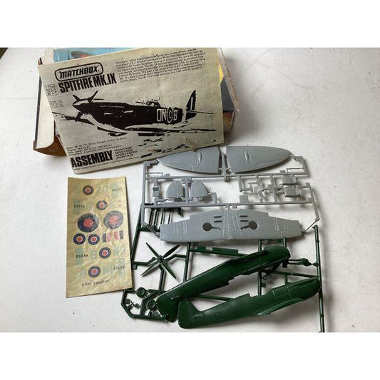Matchbox Spitfire MK.IX - Model Kit, 1/72 Scale, Collectible