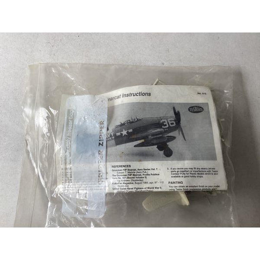 Testors, Grumman F8F Bearcat, Model Kit, Vintage, Unassembled