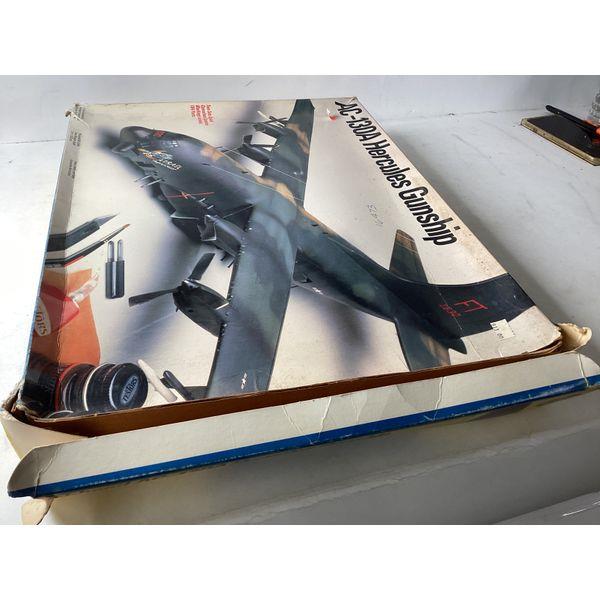 Testors AC-130A Hercules Gunship - 1/72 Scale, Unassembled Kit, Two Squadron Markings, Vintage