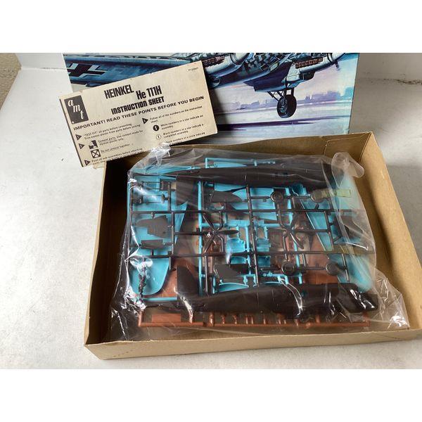 AMT Heinkel He 111H Model Kit, Vintage, Unassembled - 1:72 Scale, Detailed Parts