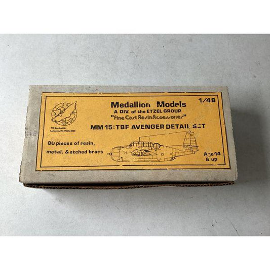 Medallion Models TBF Avenger Detail Set 1/48 - Resin, Metal, Etched Brass