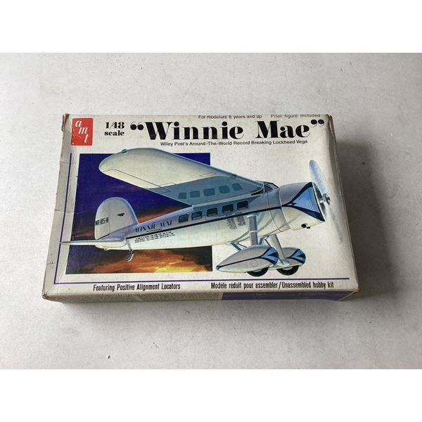 AMT Winnie Mae, Wiley Post Lockheed Vega, 1/48 Scale, Pilot Figure