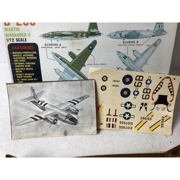 AMT B-26C Marauder II - 1/72 Scale, Moveable Parts, Multiple Decals, Authentic Markings