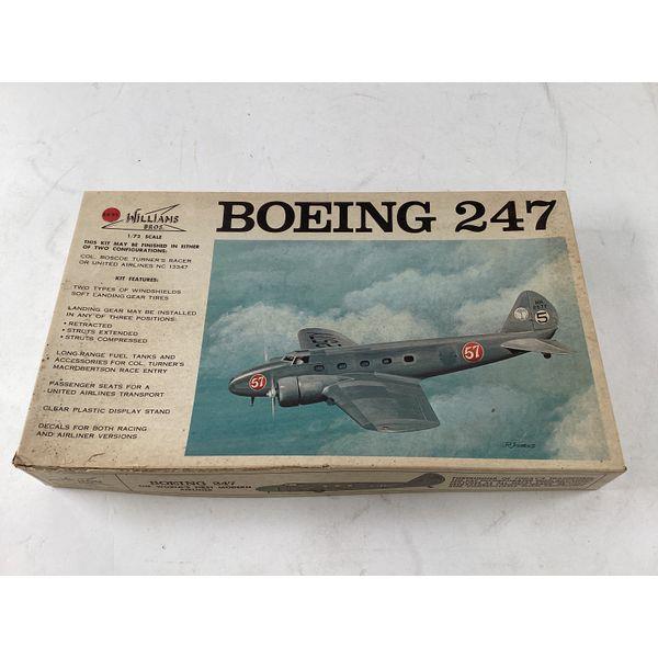 Williams Bros. Boeing 247 - 1/72 Scale Model Kit