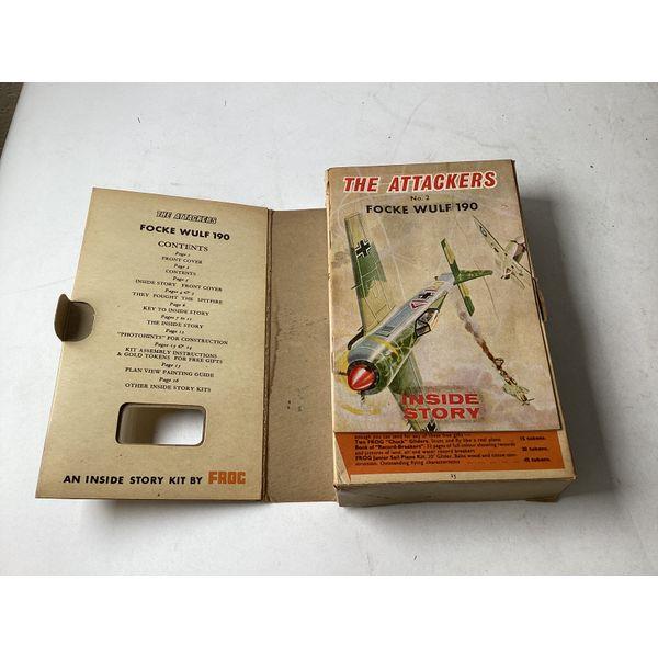FROG Focke Wulf 190, Story Kit - Vintage Model Kit, Complete Set